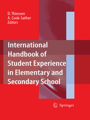 cover image of International Handbook of Student Experience in Elementary and Secondary School